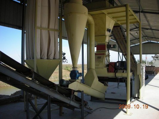 Polvo que granula, cadena de producción de enfriamiento del fertilizante orgánico HKJ40F del abono animal